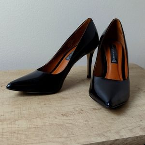 Steven by Steve Madden black pumps 3" heel EUC